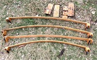 vintage wooden boat bows & more