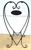30" wrought iron plant stand
