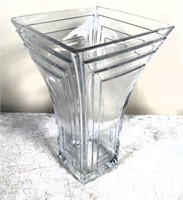 Crystal VASE - 10" heavy glass