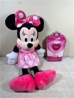 30" MInnie Mouse &NEW CD player  - Disney
