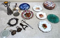 hand painted plates & vintage decoration