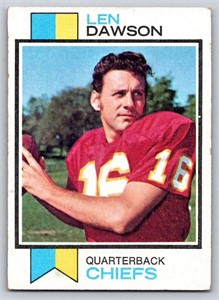 1973 Topps Football Lot of 10 Cards Dawson