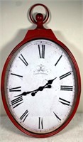 37" decorative red CLOCK