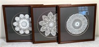 framed DOILIES - 13"