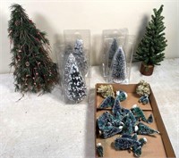 Christmas village trees up to 16"