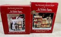 2pcs- St. Nicholas Square Christmas Village