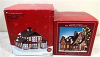 2pcs- St. Nicholas Square Christmas Village