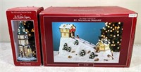 2pcs- St. Nicholas Square Christmas Village