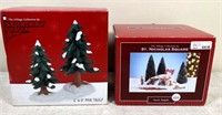 2pcs- St. Nicholas Square Christmas Village