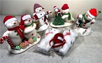 Christmas snowman decorations