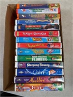 vintage VHS movies including DISNEY