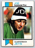 1973 Topps Football Lot of 10 Cards Namath