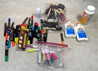 ART related - markers, brushes & glue
