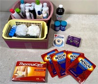 toiletries, first aid related