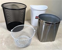 4pcs- waste baskets