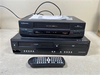 DVD/ VHS players- only 1 remote