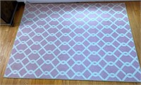 pink area rug 5x7'