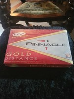 New Box of Pinnacle 1 Gold golf balls