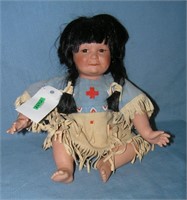 Native American Indian child doll