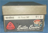 Vintage Buster Brown advertising shoe box