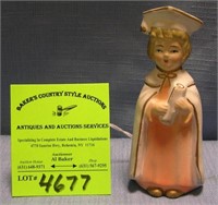 Vintage hand painted graduation day figurine