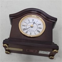 Bombay Company Mahogany Wood Clock