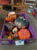 Fall/Halloween pumpkins and gourds