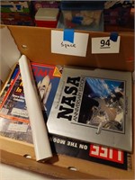 Lot of books and magazines about space