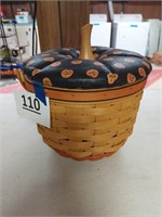 Longaberger basket with lid