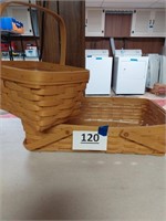 Lot of 2 Longaberger baskets