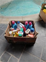 Assorted cleaning supplies