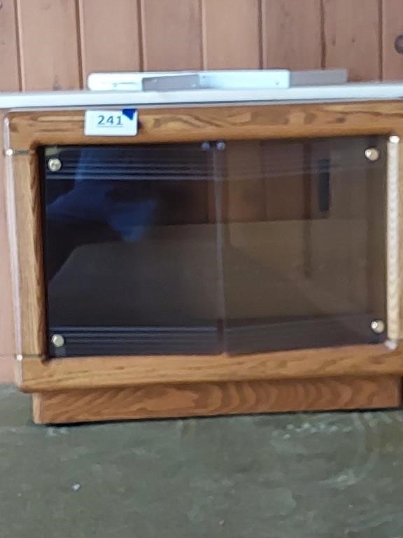 TV stand and shelf, stand measures 30" wide,