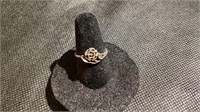 Sterling Flower Ring Size 7