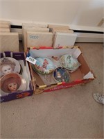 Lot of doll collector plates with original boxes