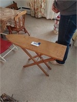 Child's wooden ironing board