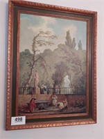 Reofect painting, subject "Ther Terrace",