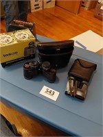 Lot of 2 pr binoculars - Nikon 8x23 and Tasco 7x35