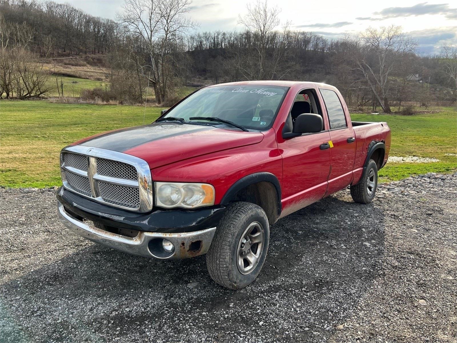 2004 Dodge 1500 4X4 Truck - R Titled