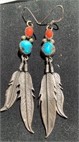 Sterling Indian Earrings