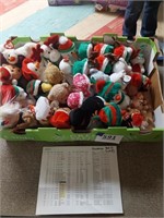 Lot of assorted holiday Ty Beanie Babies