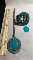Indian Type Necklace and Bracelet