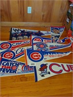 Lot of Chicago Cubs pennants