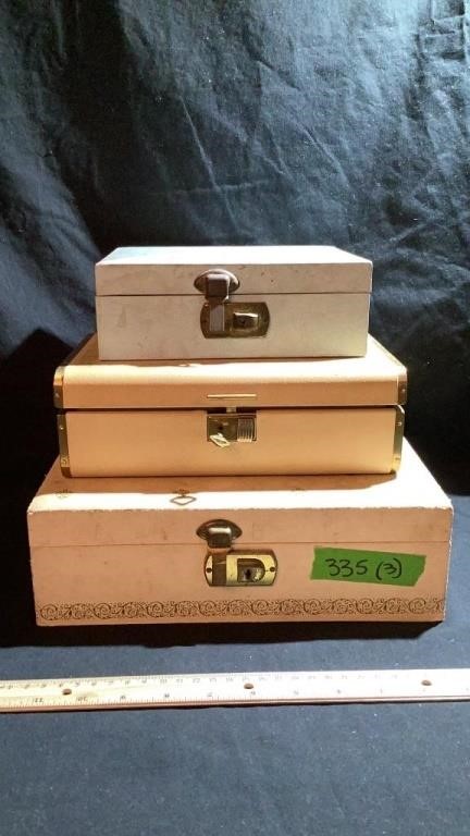 3 Assorted Jewelry Boxes