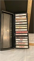 Assorted Cassettes in Case