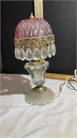 Vintage Michelotti Pink Boudoir Lamp