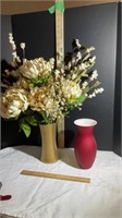 Floral Arrangement, Telefloral Red Vase