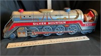 Vintage Silver Mountain 3525 Tin Toy Train Japan