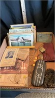 Assorted Cards and Postcards, Old Glasses