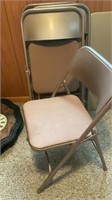 Samsonite Card Table Chairs, (4)