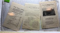 Astoria Methodist Church Bulletins,1914,1897 in